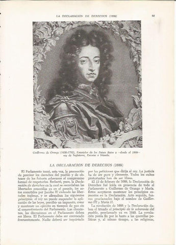 LAMINA 26070: Guillermo de Oranges