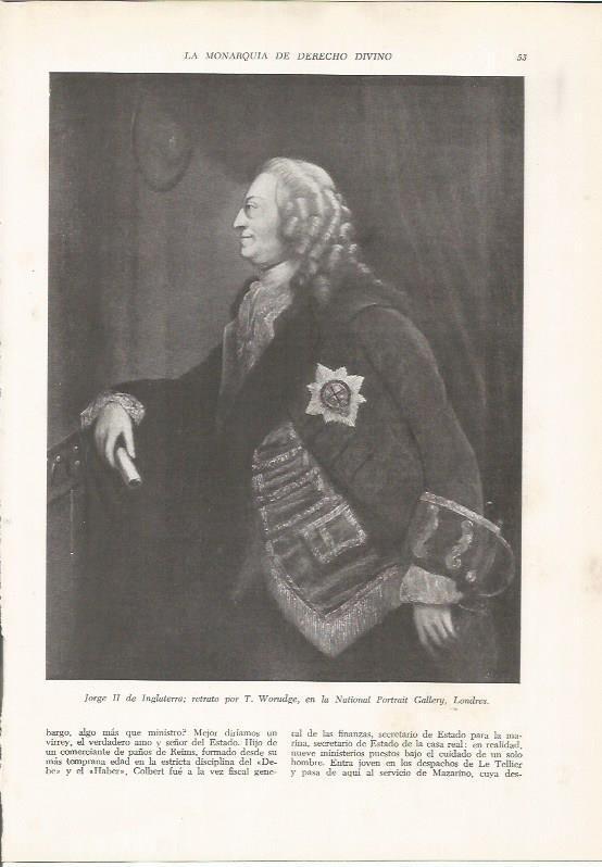 LAMINA 26054: Jorge II de Inglaterra, por T. Worudge