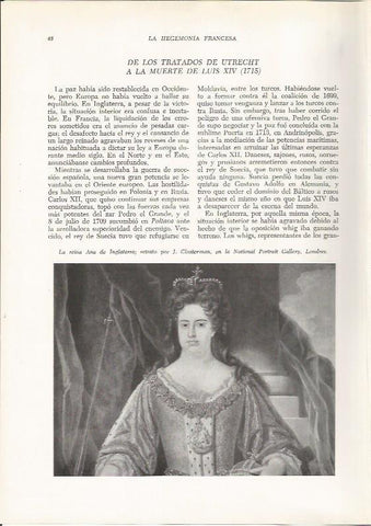 LAMINA 26053: Ana de Inglaterra, por J. Closterman