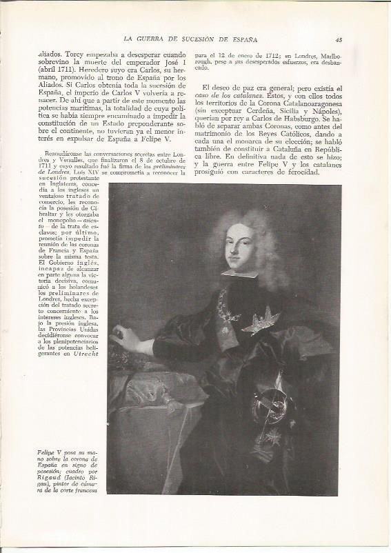 LAMINA 26052: Felipe V, por Rigaud