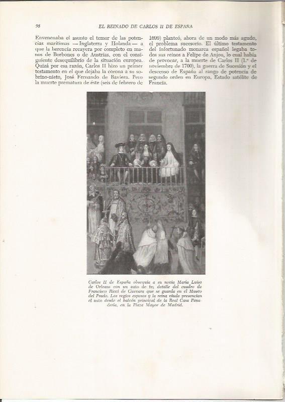 LAMINA 26072: Carlos II de España y Maria Luisa de Orleans