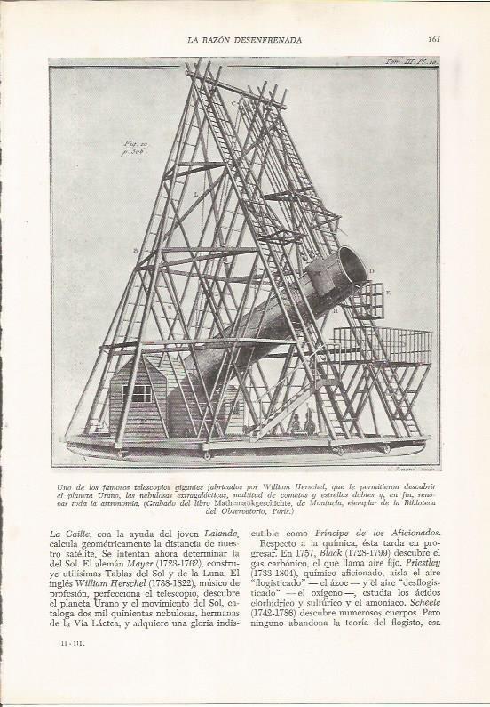 LAMINA 26094: Telescopio fabricado por William Herschel