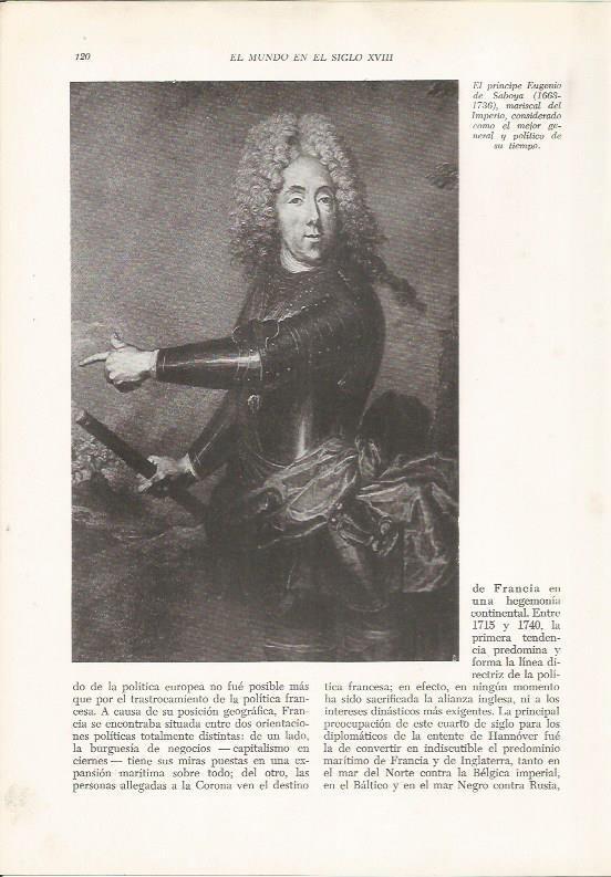 LAMINA 26080: El principe Eugenio de Saboya