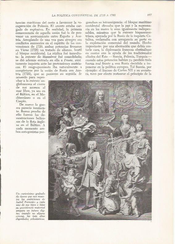 LAMINA 26079: Las ambiciones de Isabel de Farnesio