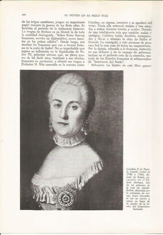 LAMINA 26076: Catalina II de Rusia, la Grande