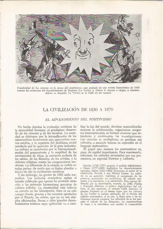 LAMINA 26147: Descubrimiento de Neptuno, dibujo de humor