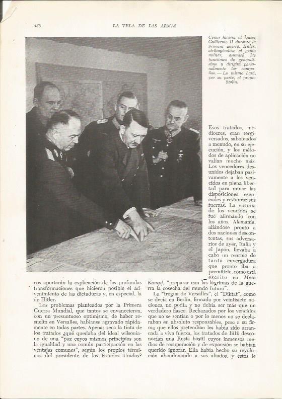 LAMINA 26212: Hitler dirigiendo una campaña militar