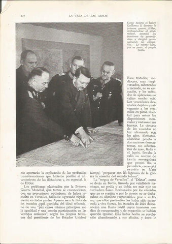 LAMINA 26212: Hitler dirigiendo una campaña militar