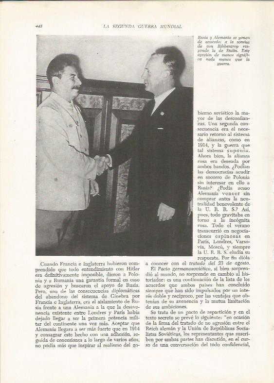 LAMINA 26217: Stanlin y Von Ribbentrop