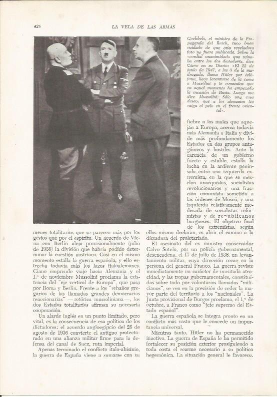 LAMINA 26207: Hitler con Goebbels