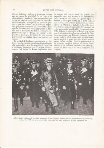 LAMINA 26205: Adolf Hitler con sus ministros en 1936