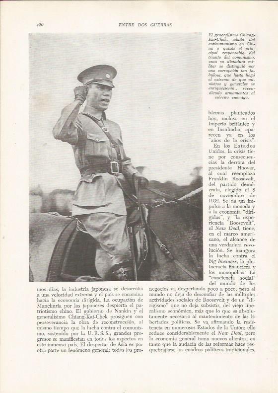 LAMINA 26203: El general Chiang-Kai-Chek de China