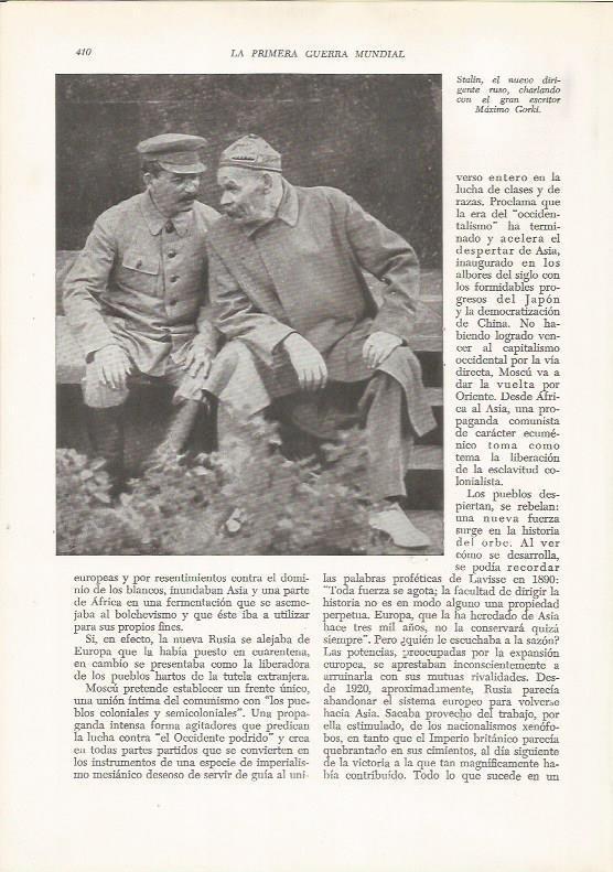 LAMINA 26198: Stanlin con Max Gorki