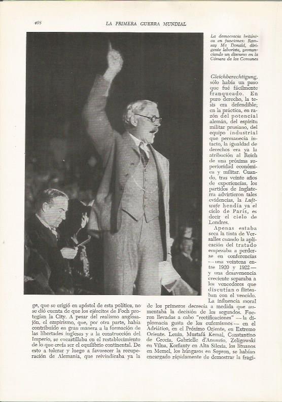 LAMINA 26197: Ramsay McDonald en la Camara de los Comunes