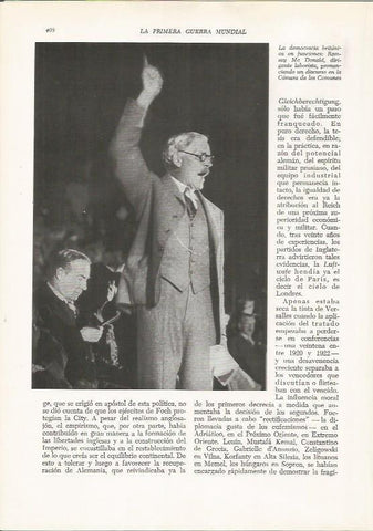 LAMINA 26197: Ramsay McDonald en la Camara de los Comunes