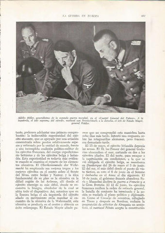 LAMINA 26218: Hitler en el Cuartel General del Fuhrer