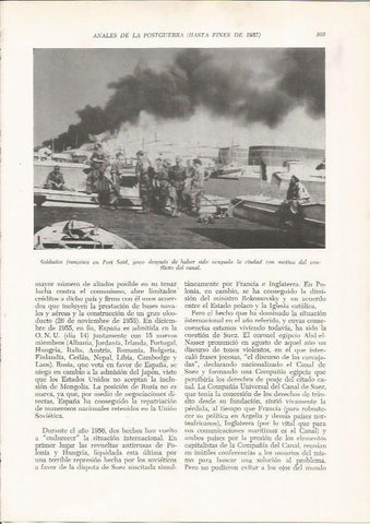 LAMINA 26241: Soldados de Francia en Port Said