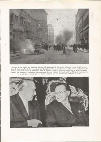 LAMINA 26240: Budapest durante el alzamiento soviet 
