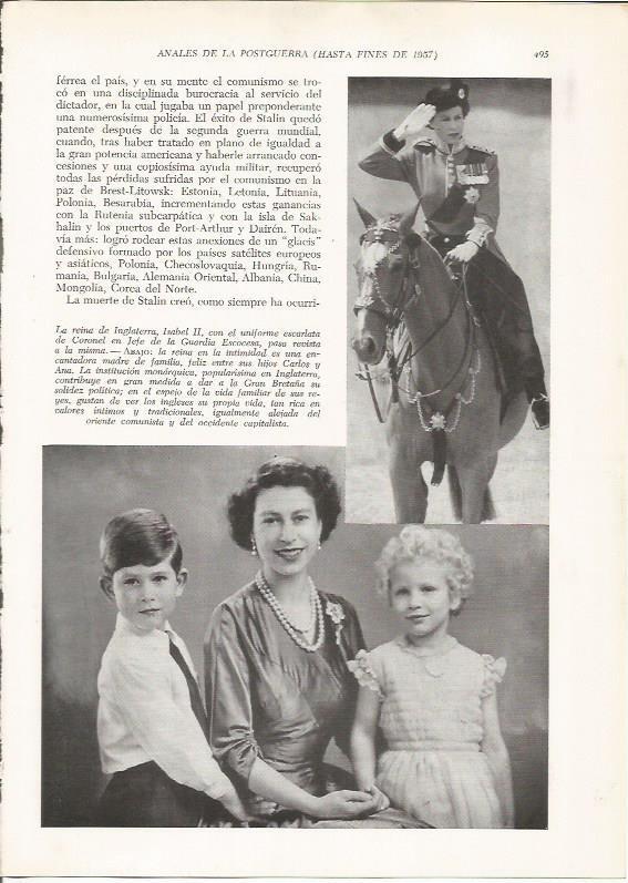 LAMINA 26237: Isabel II de Inglaterra