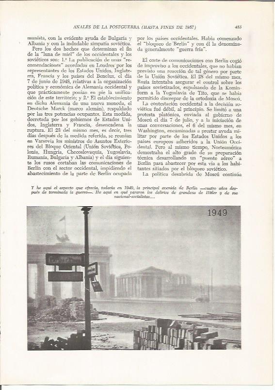 LAMINA 26235: Calle de Berlin en 1949