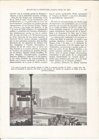 LAMINA 26235: Calle de Berlin en 1949