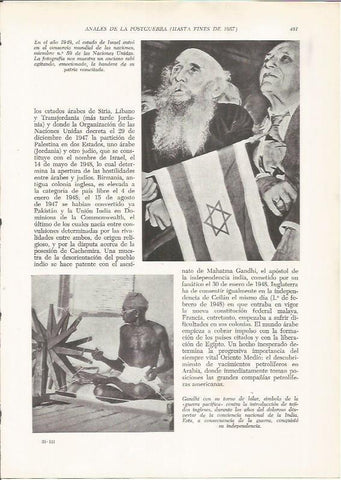 LAMINA 26233: Entrada de Israel en la ONU y Gandhi
