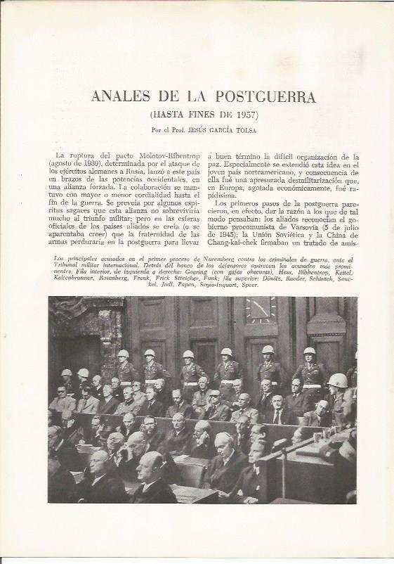 LAMINA 26231: Acusados del Proceso de Nuremberg