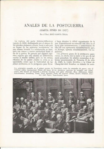 LAMINA 26231: Acusados del Proceso de Nuremberg