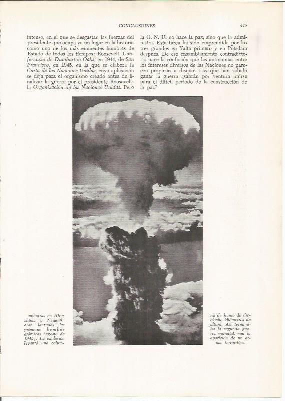 LAMINA 26230: Explosion atomica en Nagasaki