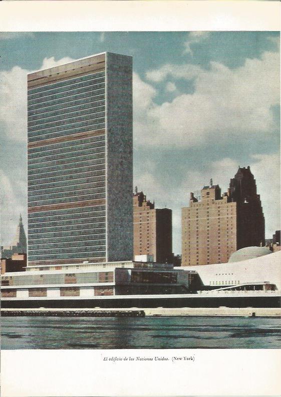 LAMINA 26225: Edificio de las Naciones Unidas en Nueva York