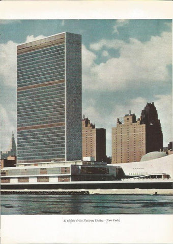 LAMINA 26225: Edificio de las Naciones Unidas en Nueva York