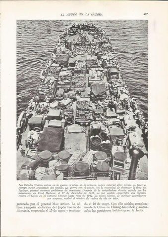 LAMINA 26221: Barco de la Armada de Estados Unidos en Japon