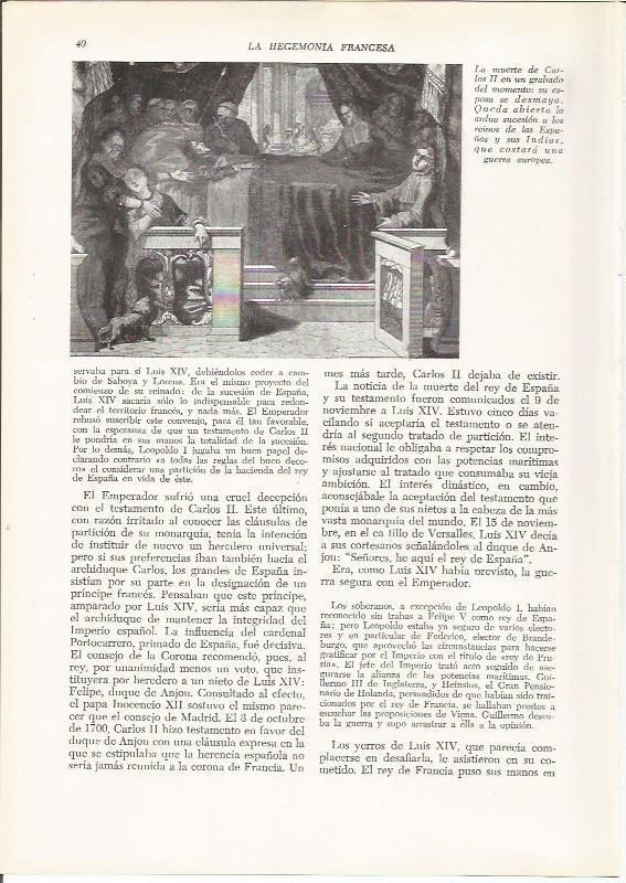 LAMINA 26049: La muerte de Carlos II