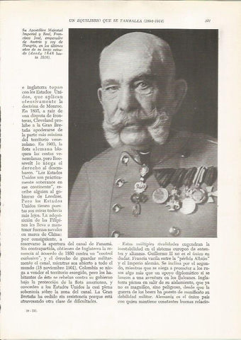 LAMINA 26163: El emperador Francisco Jose de Austria