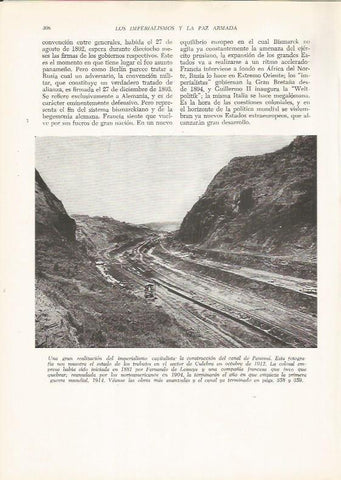LAMINA 26156: Construccion del Canal de Panama