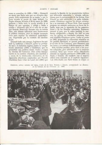 LAMINA 26155: Gladstone en la Camara de los Comunes en 1886