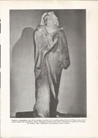LAMINA 26151: Maqueta para el monumento a Rodin