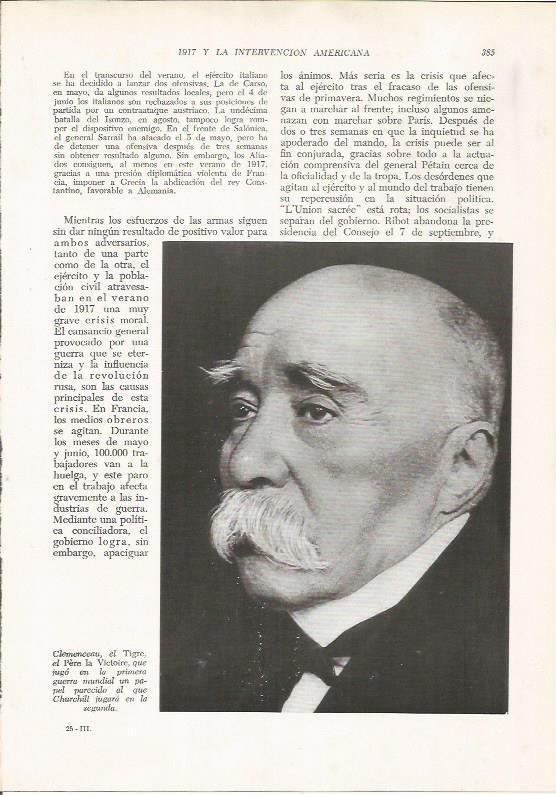 LAMINA 26190: Clemenceau el Tigre