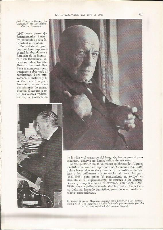 LAMINA 26175: Ortega y Gasset y Gregorio Marañon