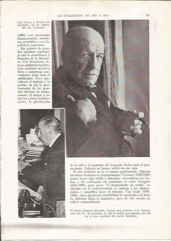 LAMINA 26175: Ortega y Gasset y Gregorio Marañon