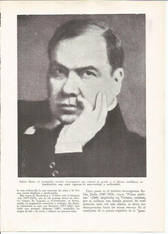 LAMINA 26174: Ruben Dario