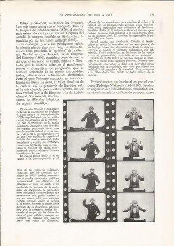 LAMINA 26172: Escenas de las primeras peliculas de los Lumiere
