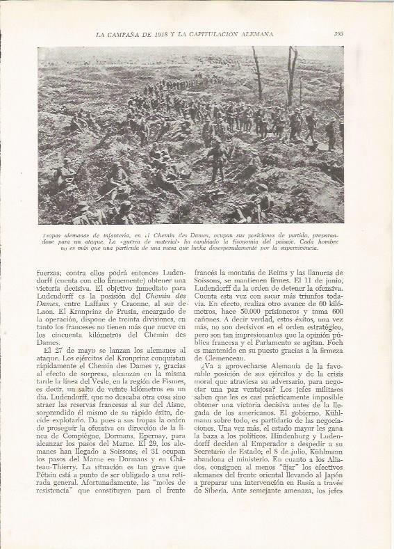 LAMINA 26194: Tropas alemanas en el Chemin des Dames