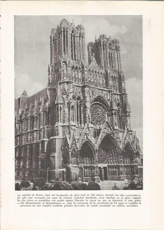 LAMINA 25908: Catedral de Reims