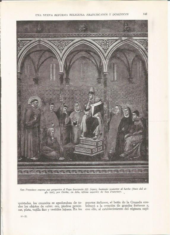 LAMINA 25904: San Francisco ante el Papa Inocencio III