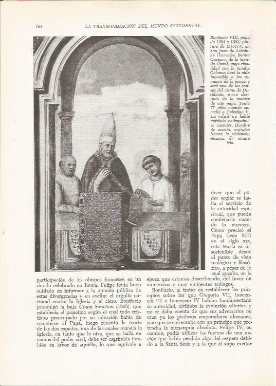 LAMINA 25912: El papa Bonifacio VIII