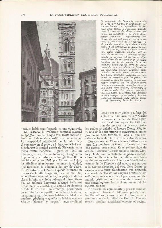 LAMINA 25924: EL Campanile de Florencia
