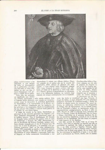 LAMINA 25943: Maximiliano I, por Duhrer