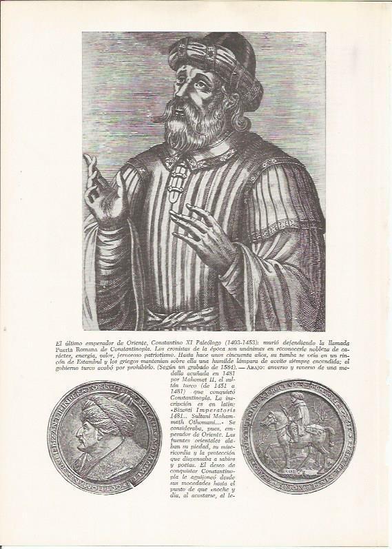 LAMINA 25935: Constantino XI Paleologo