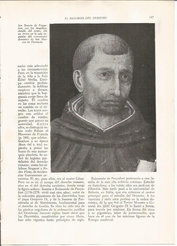 LAMINA 25901: San Ramon de Penyafort, por Fra Angelico
